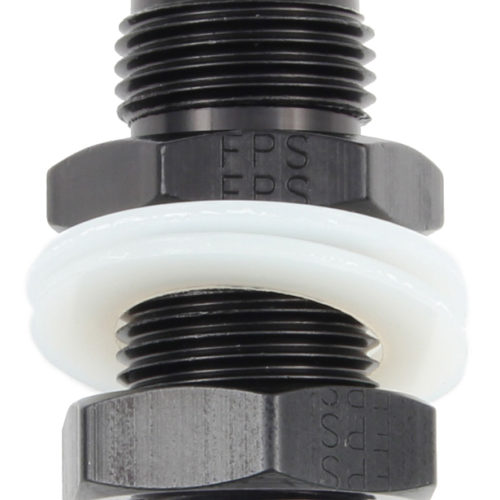 #12 Fuel Cell Bulkhead Fitting Black