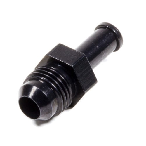 #6 Male x 5/16 Barbed Str. Hose Fitting Black