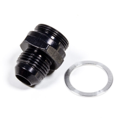 Carb Adapter Fitting #8 x 7/8-20 Black
