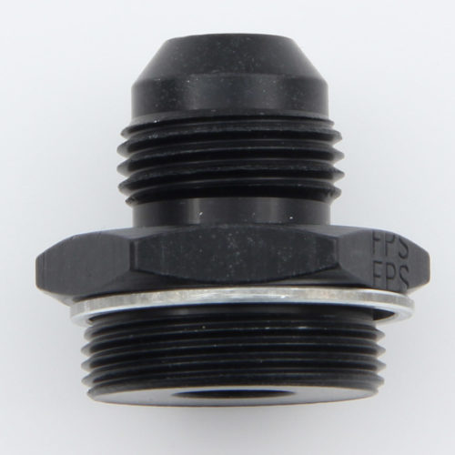 Male Adapter Fitting #8 x 1-20 Rochester Blk