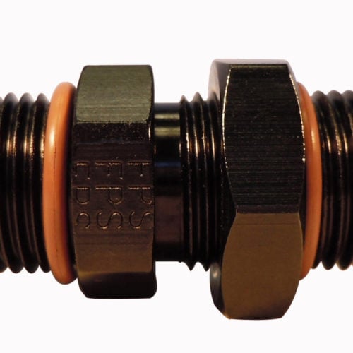 #12 ORB x #12 ORB Adapter Fitting Black