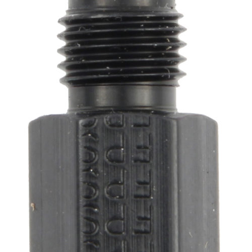 #4 Male x 1/8 FPT Gauge Adapter Inline