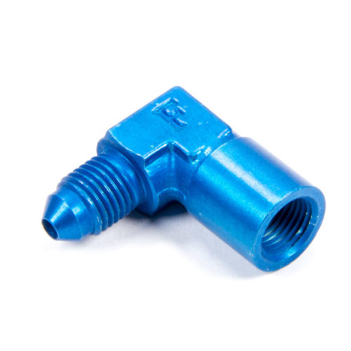 #3 x 1/8 FPT Gauge Adapter 90 Deg