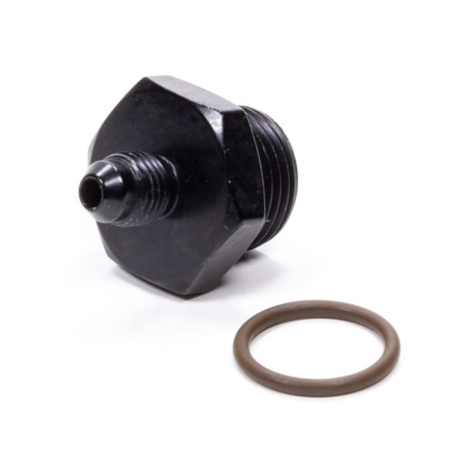 #4 x 7/8-14 (#10) Radius O-Ring Fitting Black