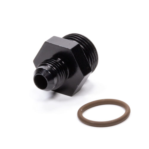 #6 x 7/8-14 (#10) Radius O-Ring Fitting Black