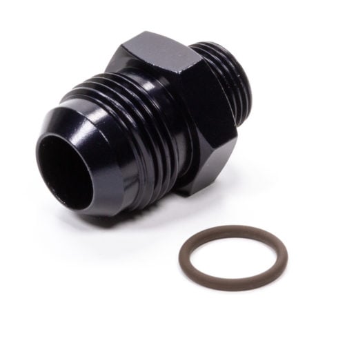 #12 x 3/4-16 (#8) Radius O-Ring Fitting Black
