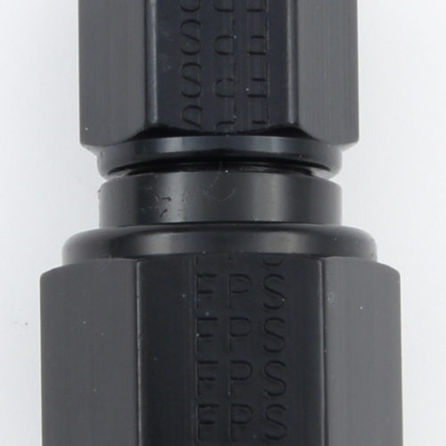 #8 x #10 Female Swivel Connector Black
