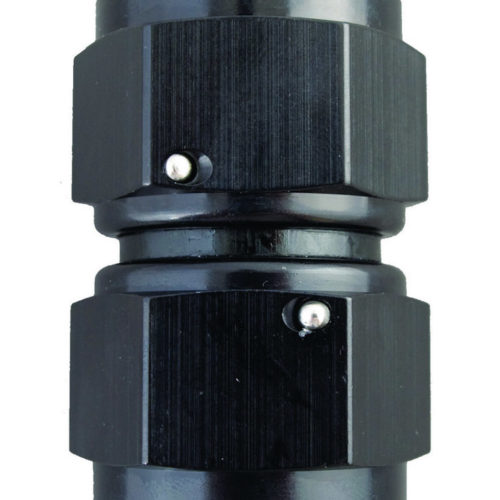 16an Female Swivel Connector Fitting Black