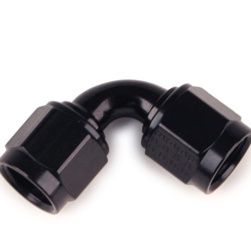 #8 90-Degree Female Couple Fitting Black