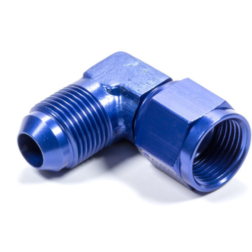 #8 Female Swivel to Male 90 Degree Fitting