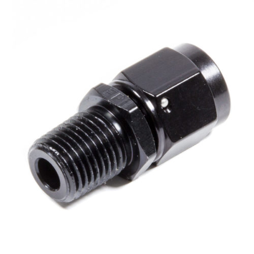 #6 Female Swivel to 1/4mpt Fitting Black