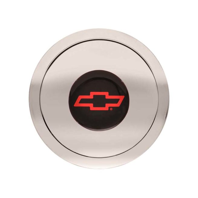 GT9 Horn Button Chevy Bow Tie Red