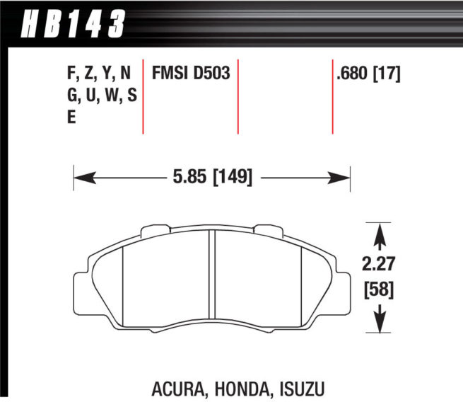 Performance Street Brake Pads (4)