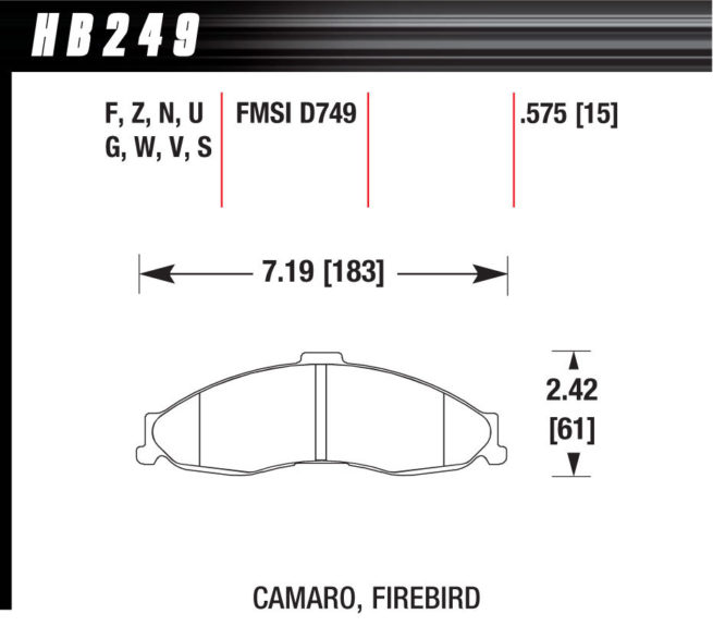 Performance Street Brake Pads (4)