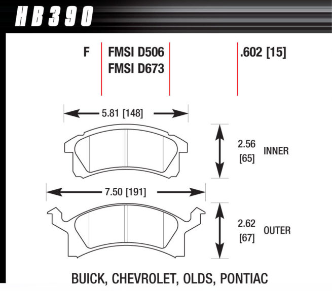 Performance Street Brake Pads (4)