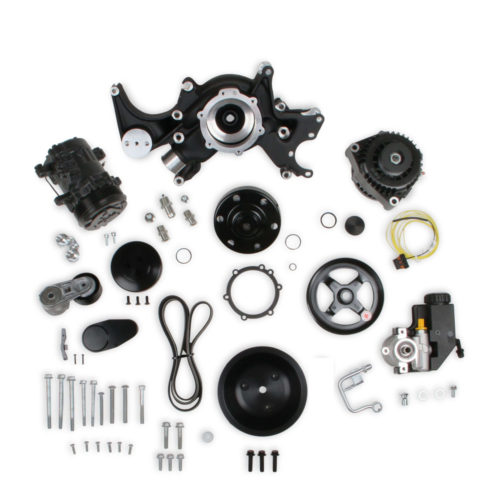 Mid-Mount Acc. Drive Sys SBC - Black Finish
