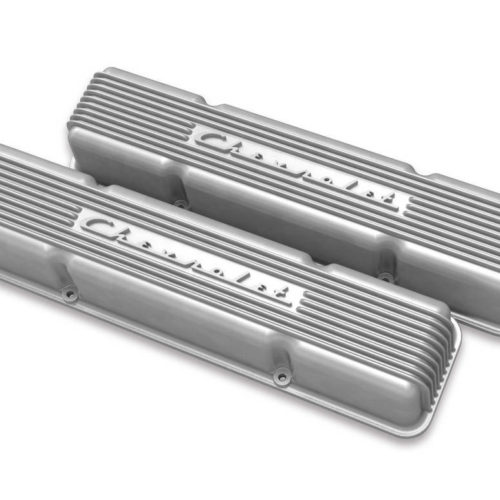 SBC Valve Covers Finned Vintage Series Natural