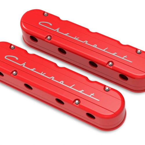 Valve Cover Set 2-Piece GM LS w/Chevrolet Logo