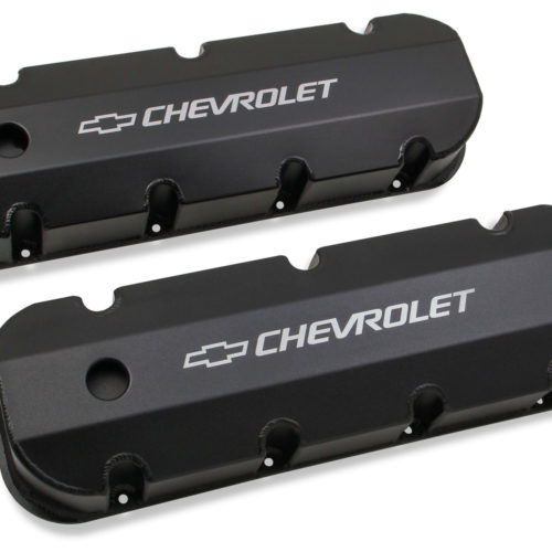 BBC Billet Rail Fab. Alm Valve Covers w/.125 Hole