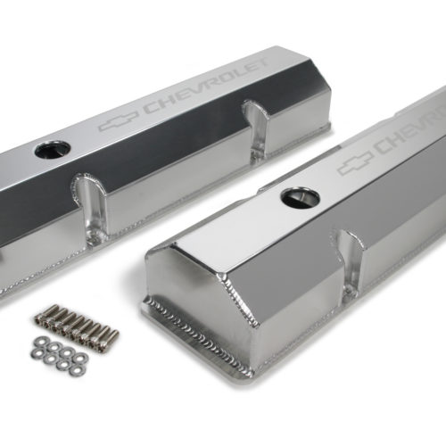 Billet Rail Fab. Alm Valve Covers w/Oil Cap