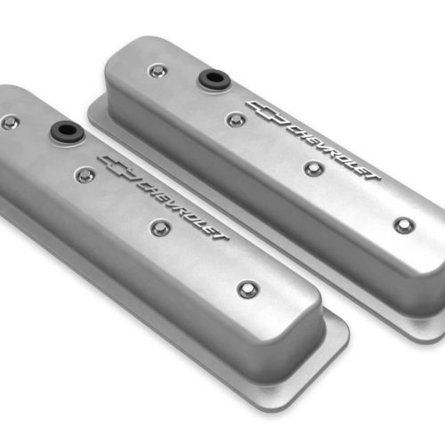 SBC Muscle Car Valve Covers w/Holes Natural