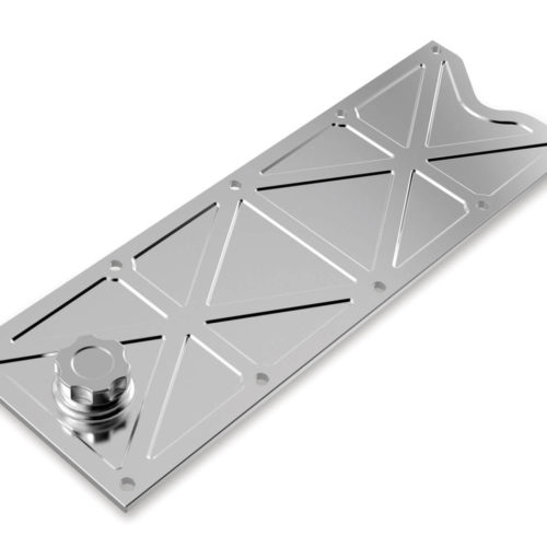 LS Valley Cover w/Oil Fill - Polished Finish