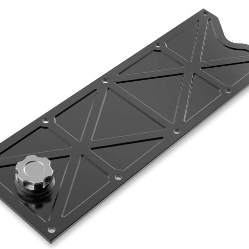 LS Valley Cover w/Oil Fill - Black