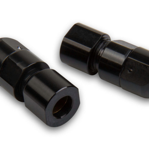 Vent Tubes - Rollover Valves Black Anodized