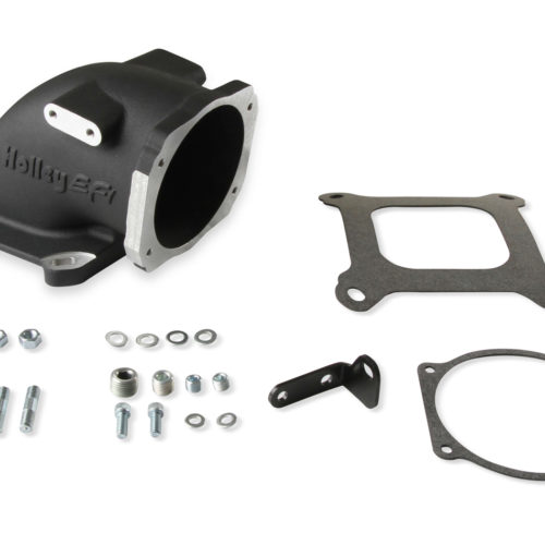 Intake Elbow 4150 GM LS TB Flange - Black