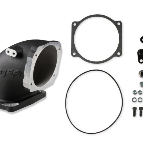 Intake Elbow 4500 GM LS TB Flange - Black