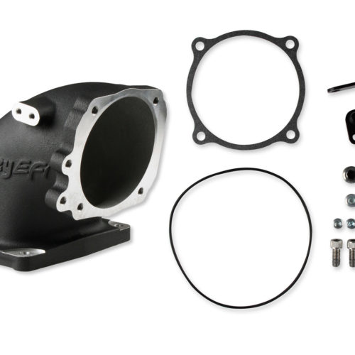Intake Elbow Ford 5.0L W/4500 TB Flange Black