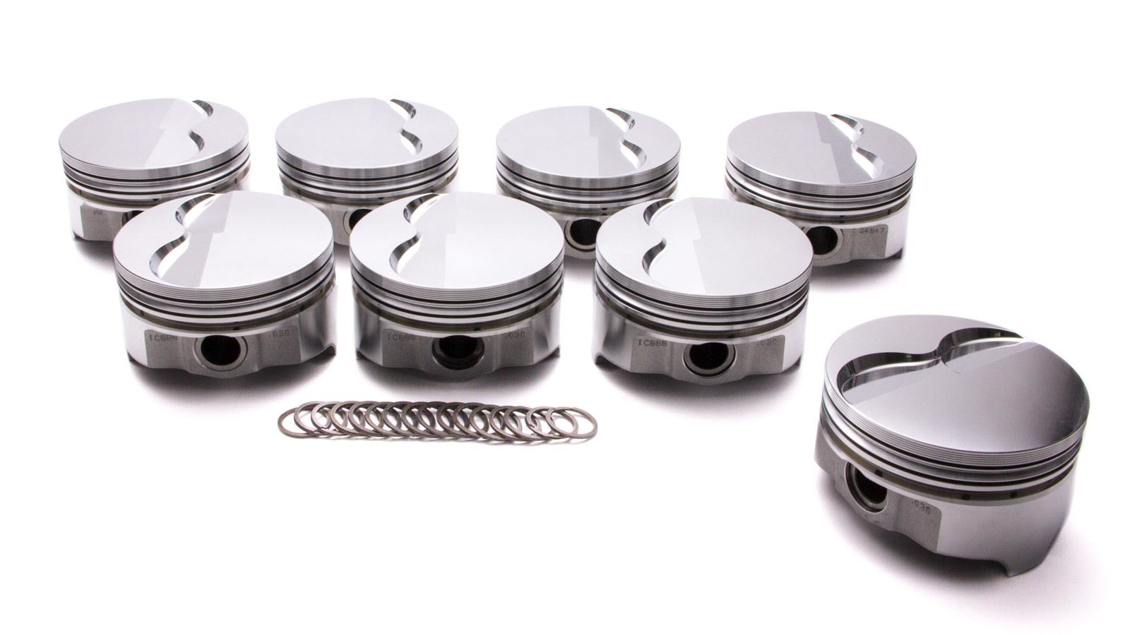 Pontiac 455 Forged F/T Piston Set 4.180 -5.5cc - RV Parts Express ...