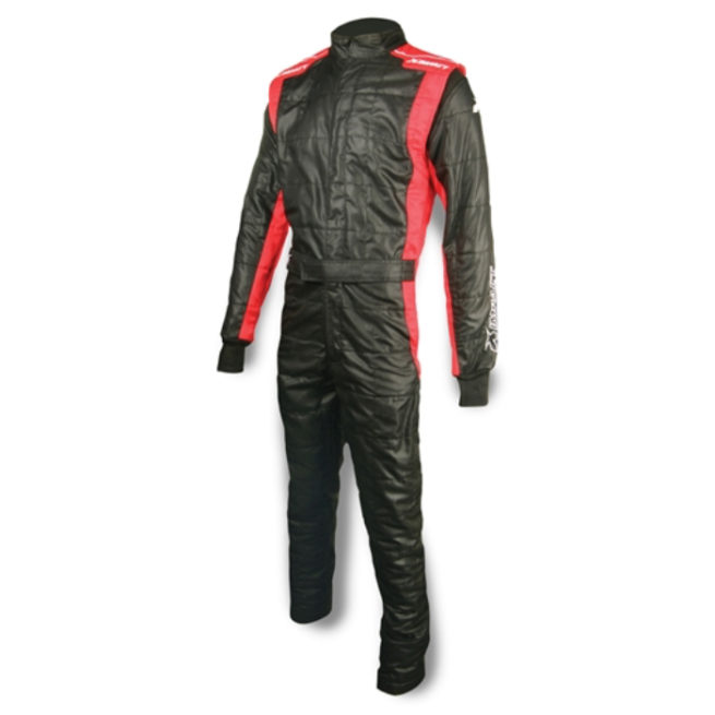 Suit  Racer Large Black/Red