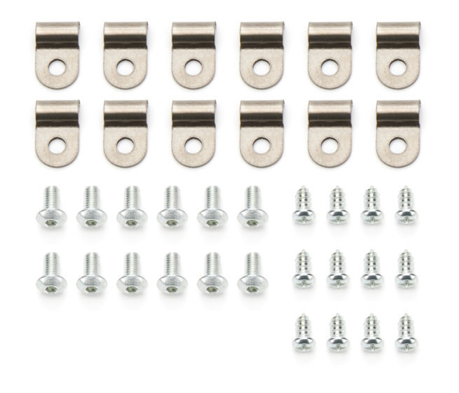 3/16in Stainless Steel Single Line Clamps 12Pk