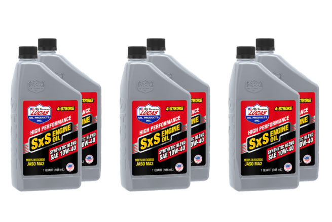 Synthetic Blend 10w40 SXS Oil Case 6 x 1 Quart