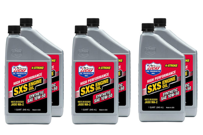 Synthetic 10w50 SXS Oil Case 6 x 1 Quart