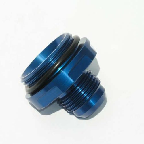 #12 AN Water Neck Fitting - Blue