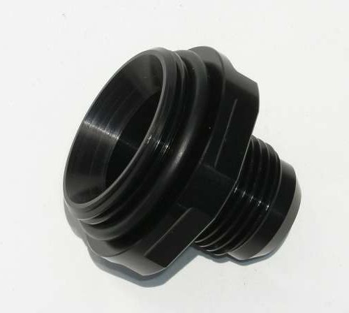 #12 AN Water Neck Fitting - Black