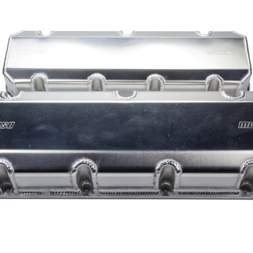 BBC Billet Rail Valve Cover Set w/Logo
