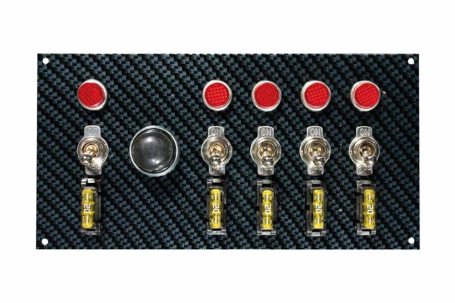 Fiber Design Switch Panel - Black/Black