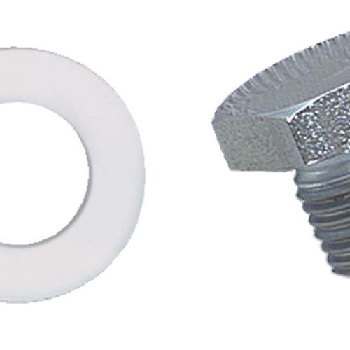 Oil Pan Drain Plug - Clear Zinc
