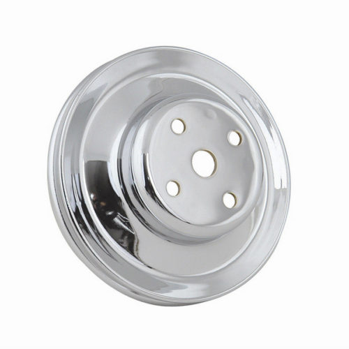 Chrome Water Pump Pulley Double Groove