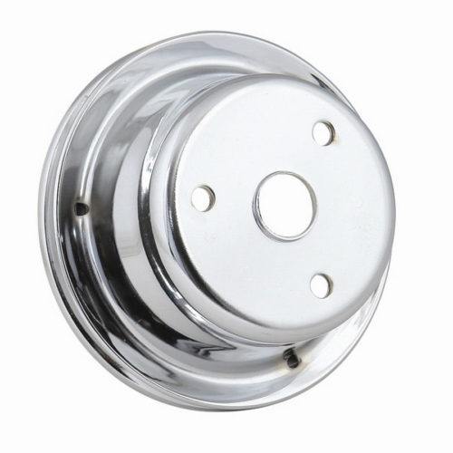 Chrome Crank Pulley Single Groove