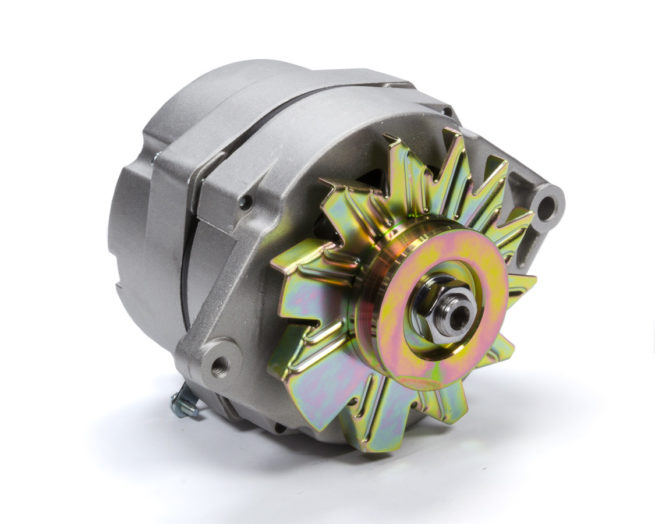 Alternatore Tuff-Stuff 7127NKP12 GM 140 Amp 1 Filo - Lucidato, Costruzione A Mano USA Per Hot Rod E Muscle Car