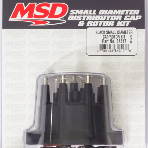 Distributor Cap & Rotor Kit Small Diameter Black