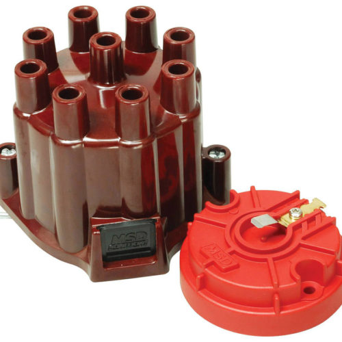 Dist. Cap & Rotor Kit - MSD/GM Points Style Cap