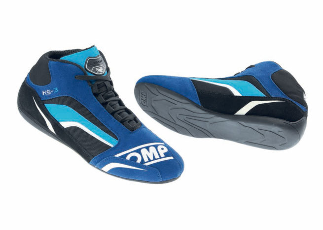 KS-3 Kart Shoe Blue And Black Cyan Size 41