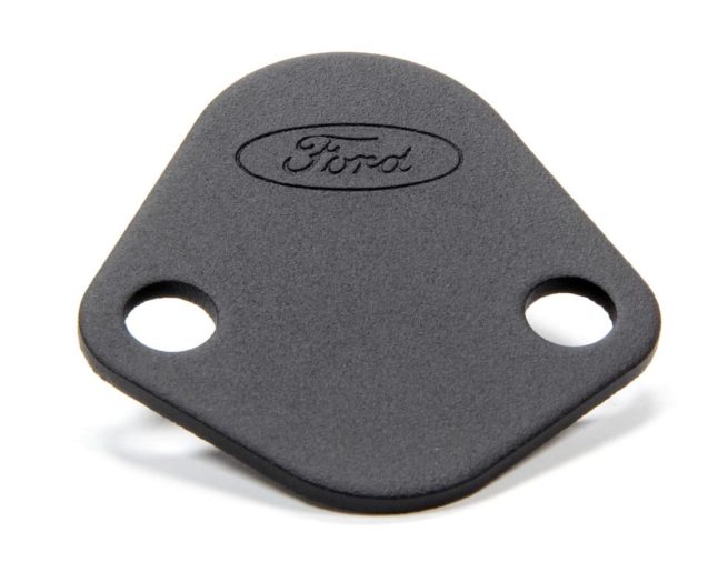 Ford Fuel Pump Block-Off Plate Black Crinkle