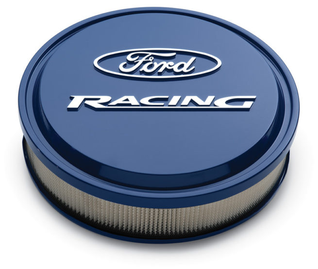 Slant Edge Ford Racing Air Cleaner Ford Blue RV Parts Express