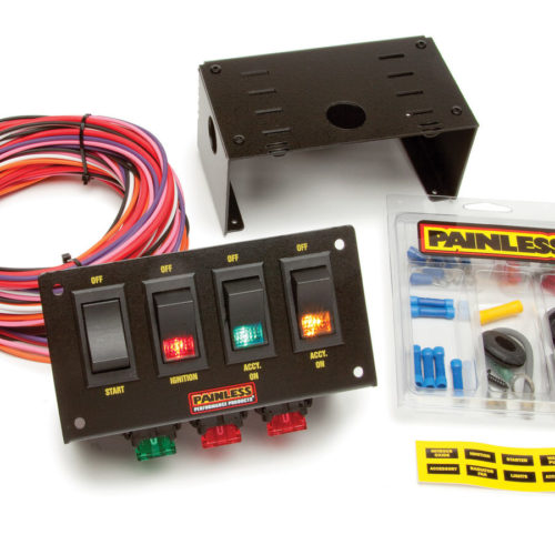 4 Switch Panel W/Harness